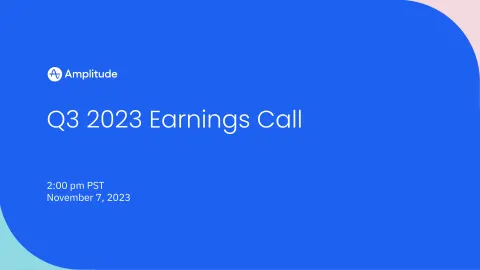 Amplitude | Results Presentation Deck | 22 slides