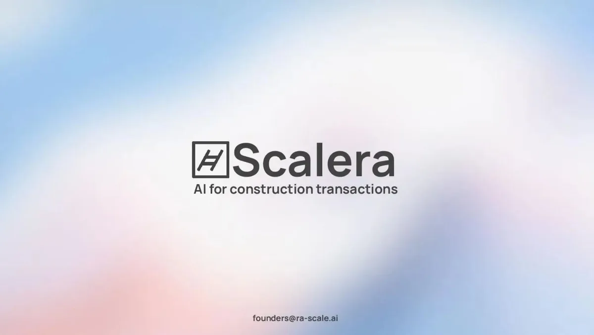 Scalera.ai raises $6.5 million to automate construction admin · slide 1