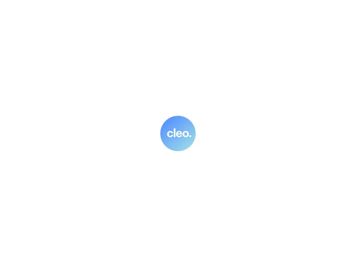 Cleo Series A · slide 1