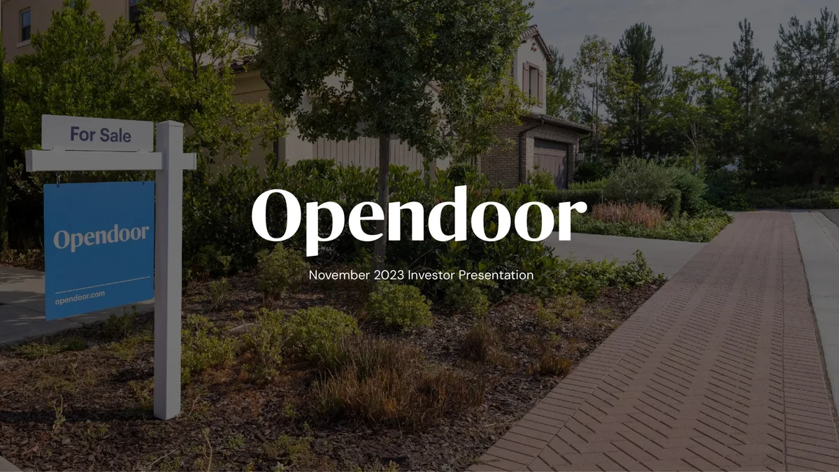 Opendoor | Investor Presentation Deck | 42 slides · slide 1