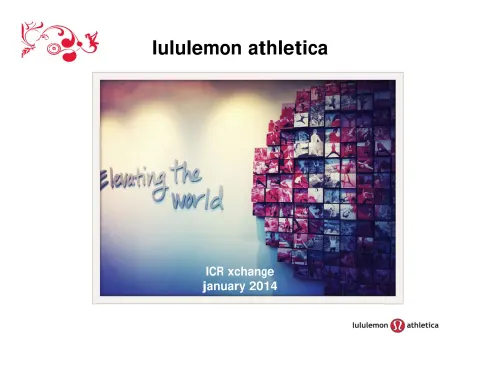 Lululemon | Investor Conference Presentation Deck | 8 slides