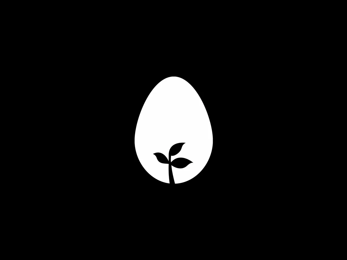 The visual metaphor suggests growth, incubation, or early-stage development.