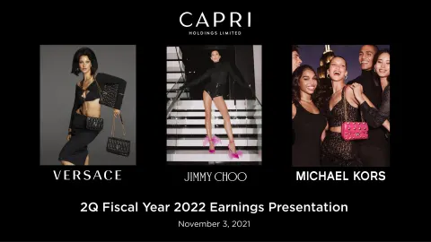Capri Holdings | Results Presentation Deck | 14 slides