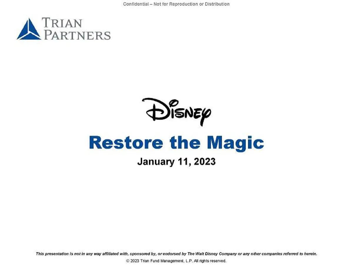 Trian Partners | Activist Presentation Deck | 35 slides · slide 1
