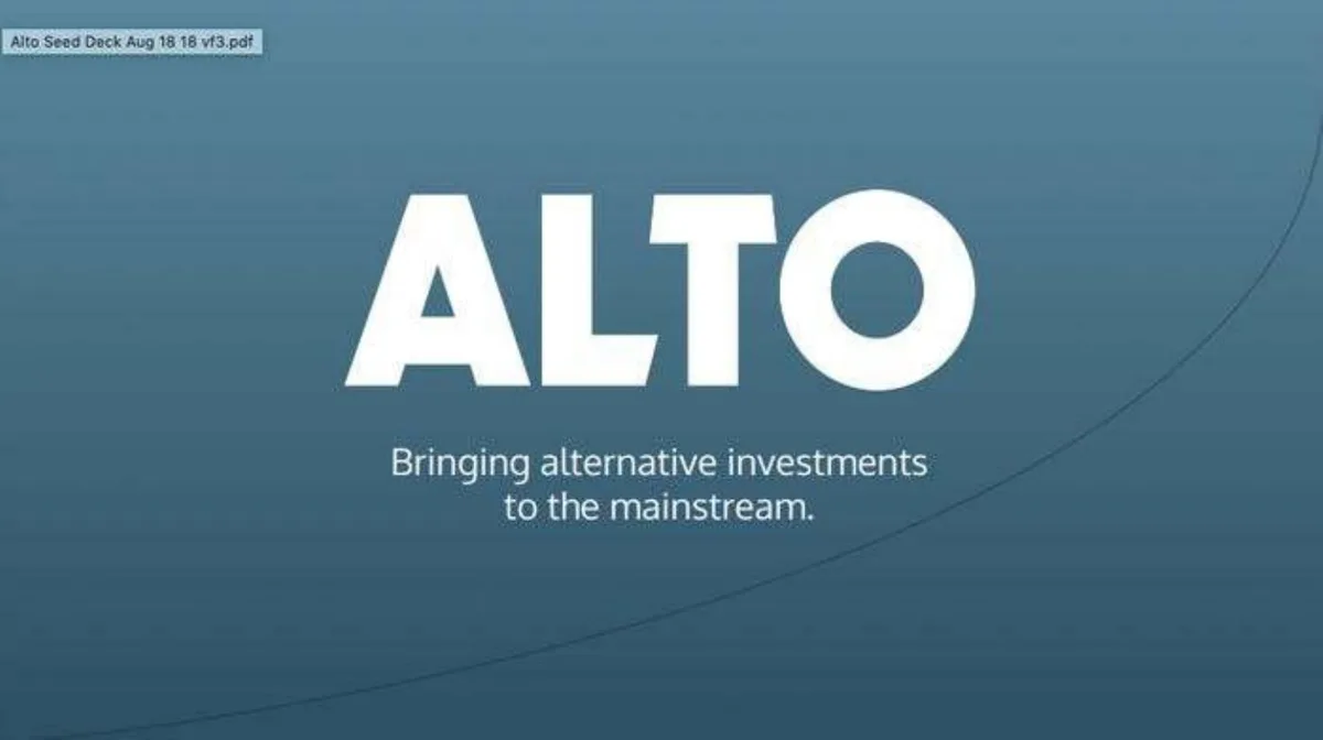 Alto Solutions Pitch Deck · slide 1