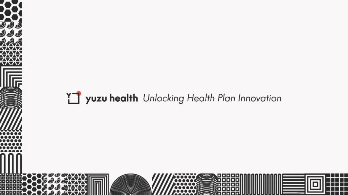The pitch deck AI-powered health plan provider Yuzu Health used to raise seed funding · slide 1