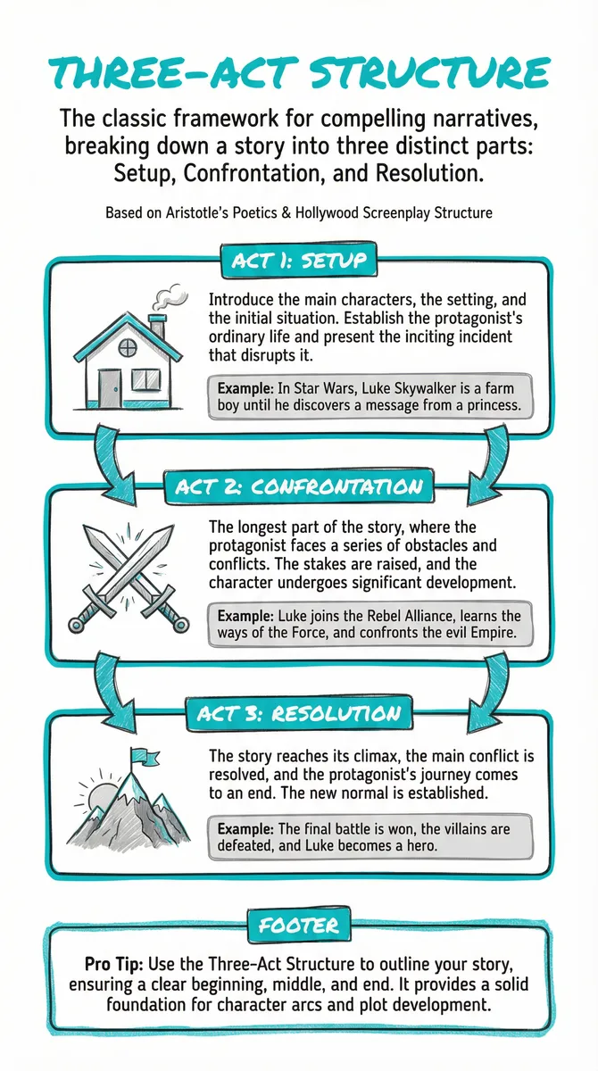 Three-Act Structure pattern illustration