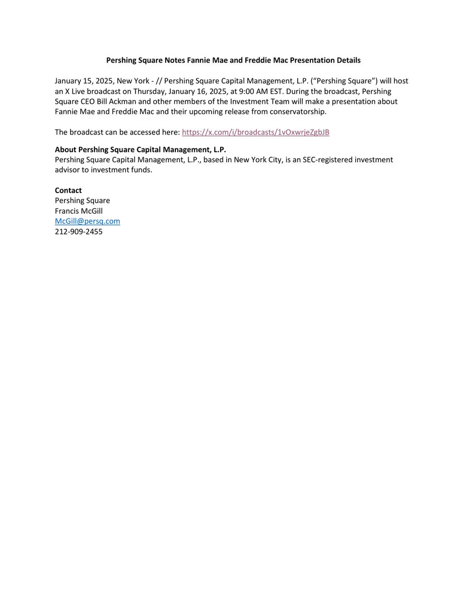 Fannie Mae & Freddie Mac (FNMA/FMCC) · slide 1