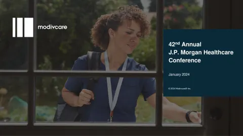 ModivCare | Investor Conference Presentation Deck | 15 slides