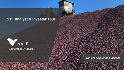 Vale | Investor Day Presentation Deck | 54 slides