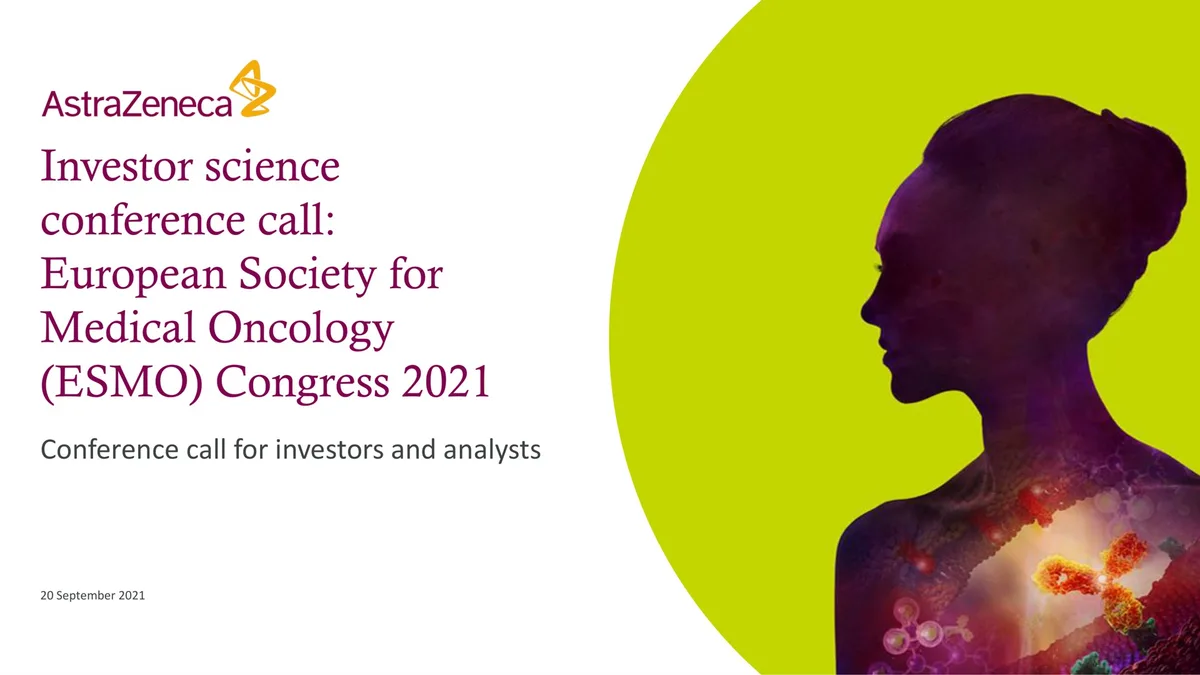 AstraZeneca | Investor Day Presentation Deck | 34 slides · slide 1