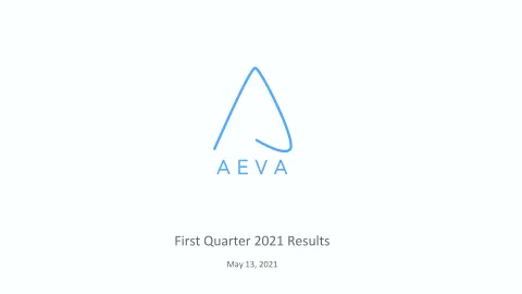 Aeva | Results Presentation Deck | 28 slides