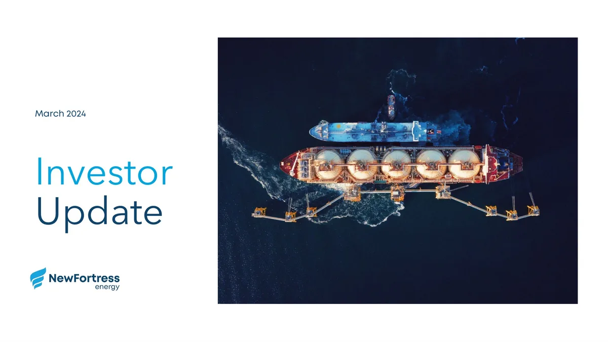 NewFortress Energy | Investor Presentation Deck | 18 slides · slide 1