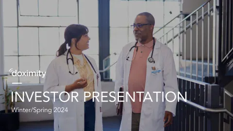 Doximity | Investor Presentation Deck | 18 slides