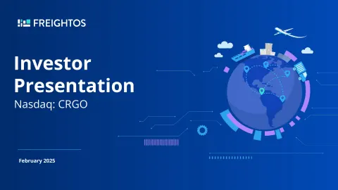 Freightos | Investor Presentation Deck | 39 slides