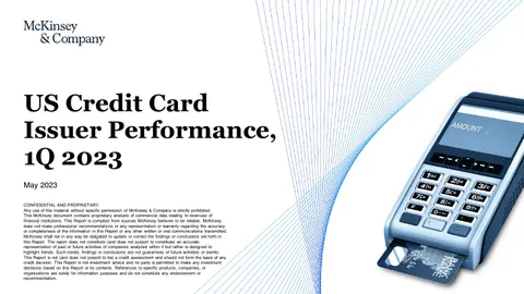 US Credit Card Issuer Performance 1Q 2023
