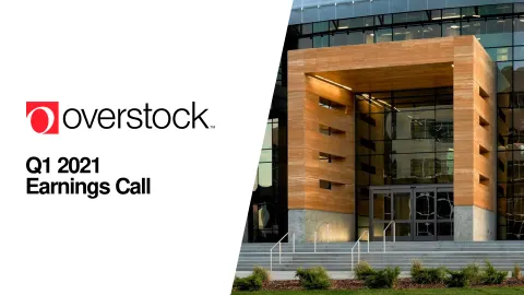 Overstock | Results Presentation Deck | 35 slides