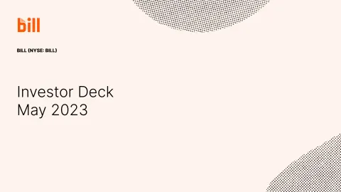 Bill.com | Investor Presentation Deck | 29 slides