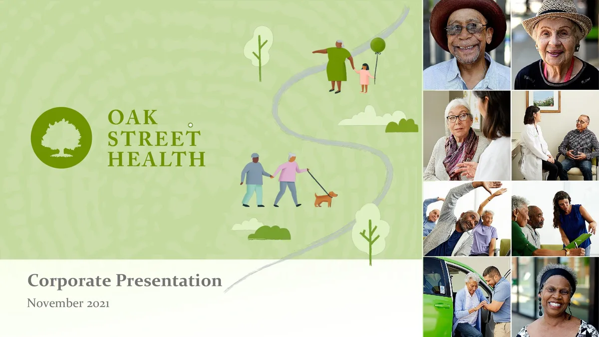 Oak Street Health | Investor Presentation Deck | 27 slides · slide 1