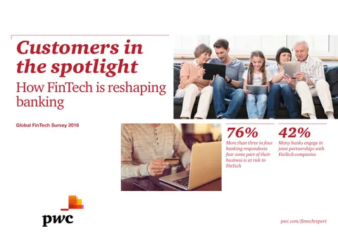Customers in spotlight FinTech banking