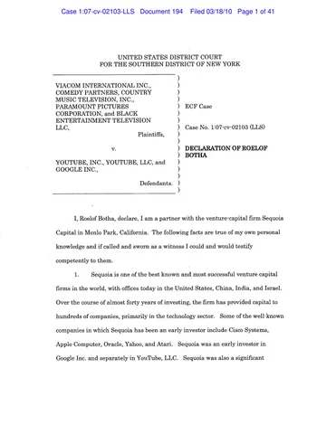 Sequoia investment memo