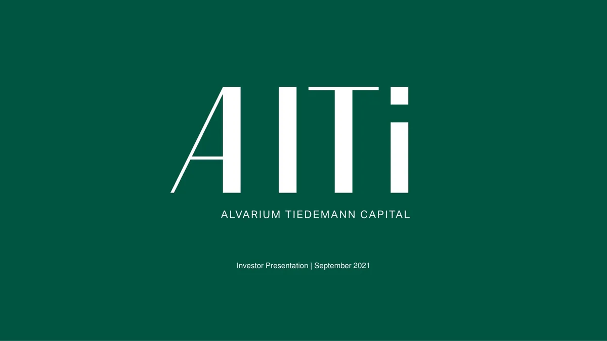 AlTi | SPAC Presentation Deck | 33 slides · slide 1