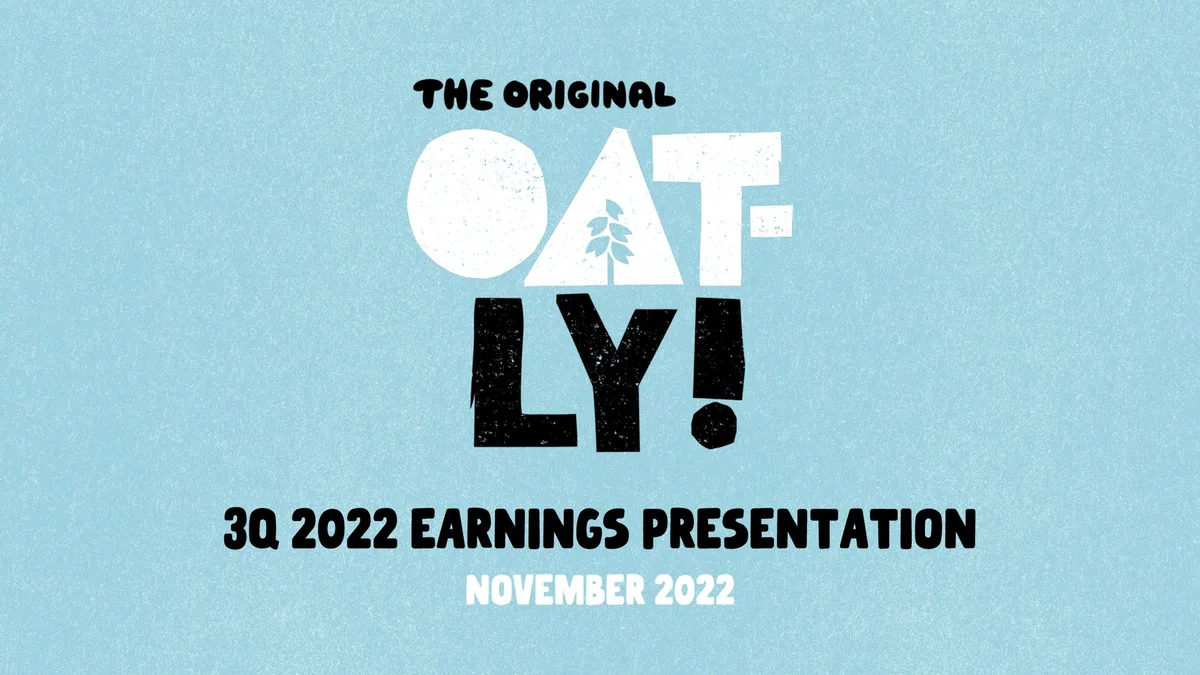 Oatly | Results Presentation Deck | 33 slides · slide 1