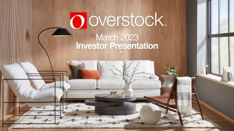 Overstock | Investor Presentation Deck | 33 slides