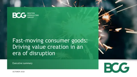Fast-moving consumer goods: Driving value creation in an era of disruption