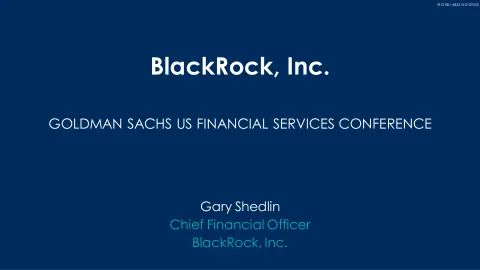 BlackRock | Investor Conference Presentation Deck | 19 slides