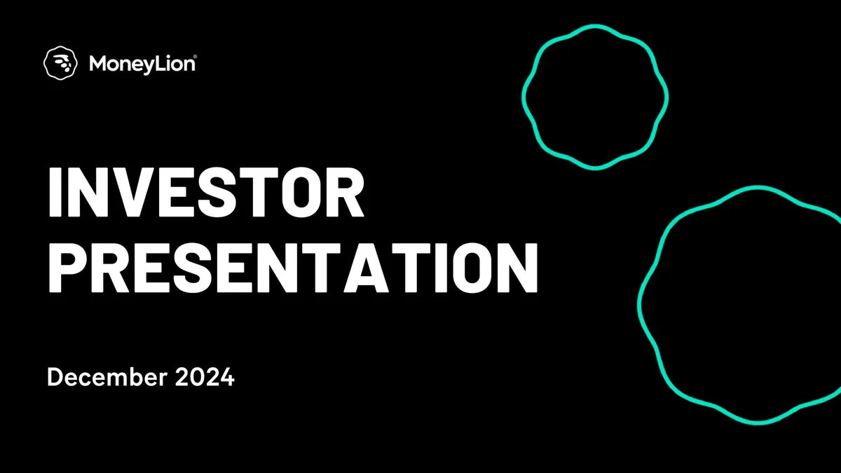 MoneyLion | Investor Presentation Deck | 57 slides · slide 1