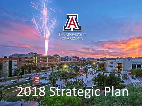 University of Arizona 2018 Strategic Plan