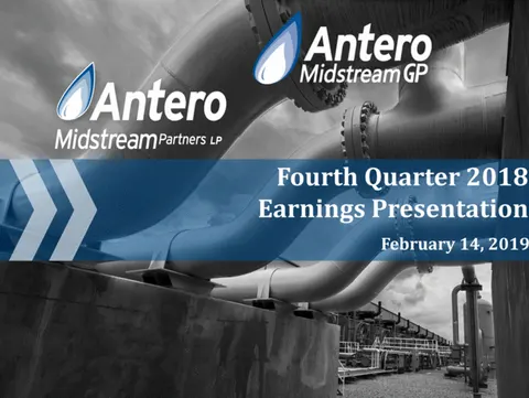 Antero Midstream Partners | Results Presentation Deck | 19 slides