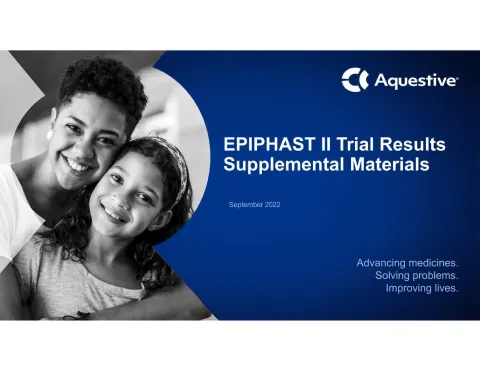 Aquestive Therapeutics | Results Presentation Deck | 14 slides