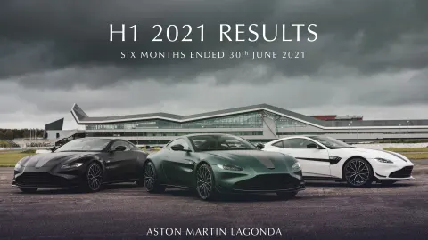 Aston Martin | Results Presentation Deck | 25 slides