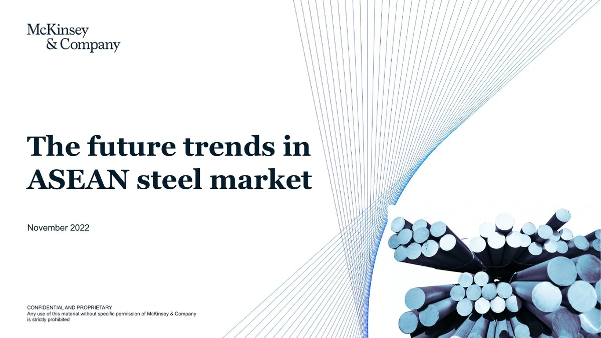 The future trends in ASEAN steel market · slide 1