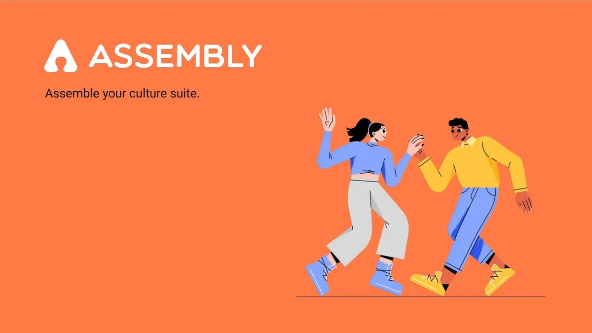 The pitch deck that app builder Assembly used to raise $10 million · slide 1