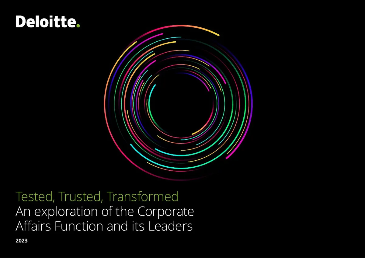Tested, Trusted, Transformed An exploration of the Corporate Affairs Function and its Leaders · slide 1