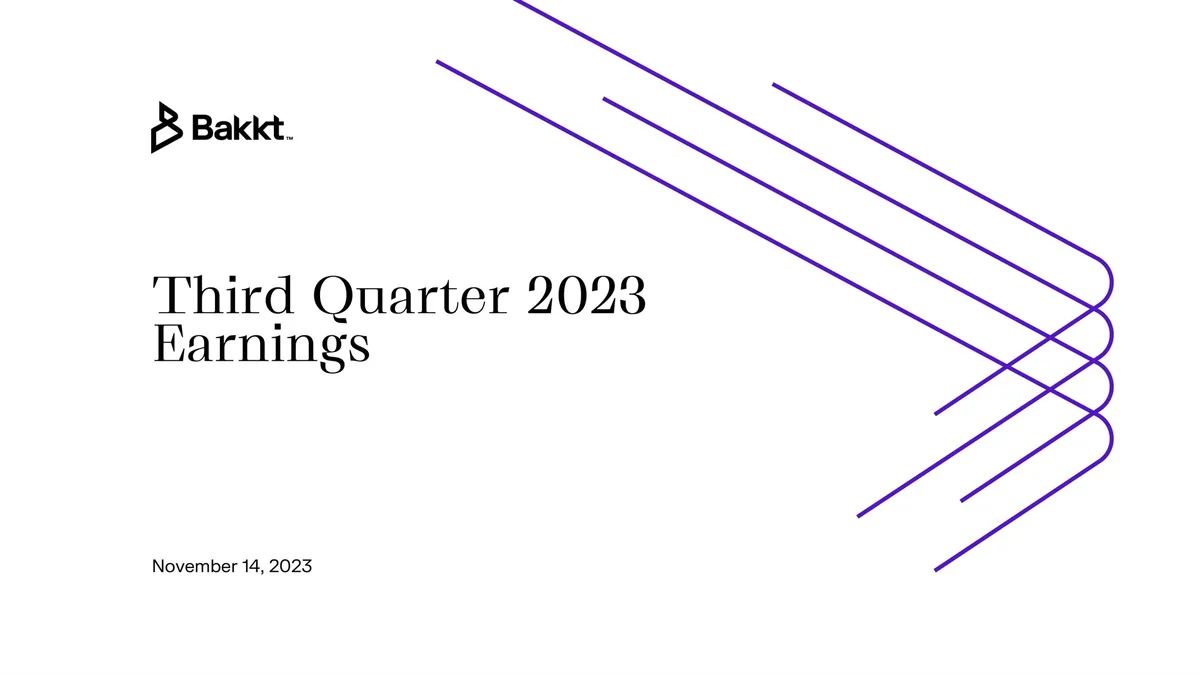 Bakkt | Results Presentation Deck | 29 slides · slide 1