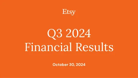 Etsy | Results Presentation Deck | 38 slides