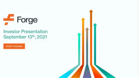 Forge | SPAC Presentation Deck | 64 slides