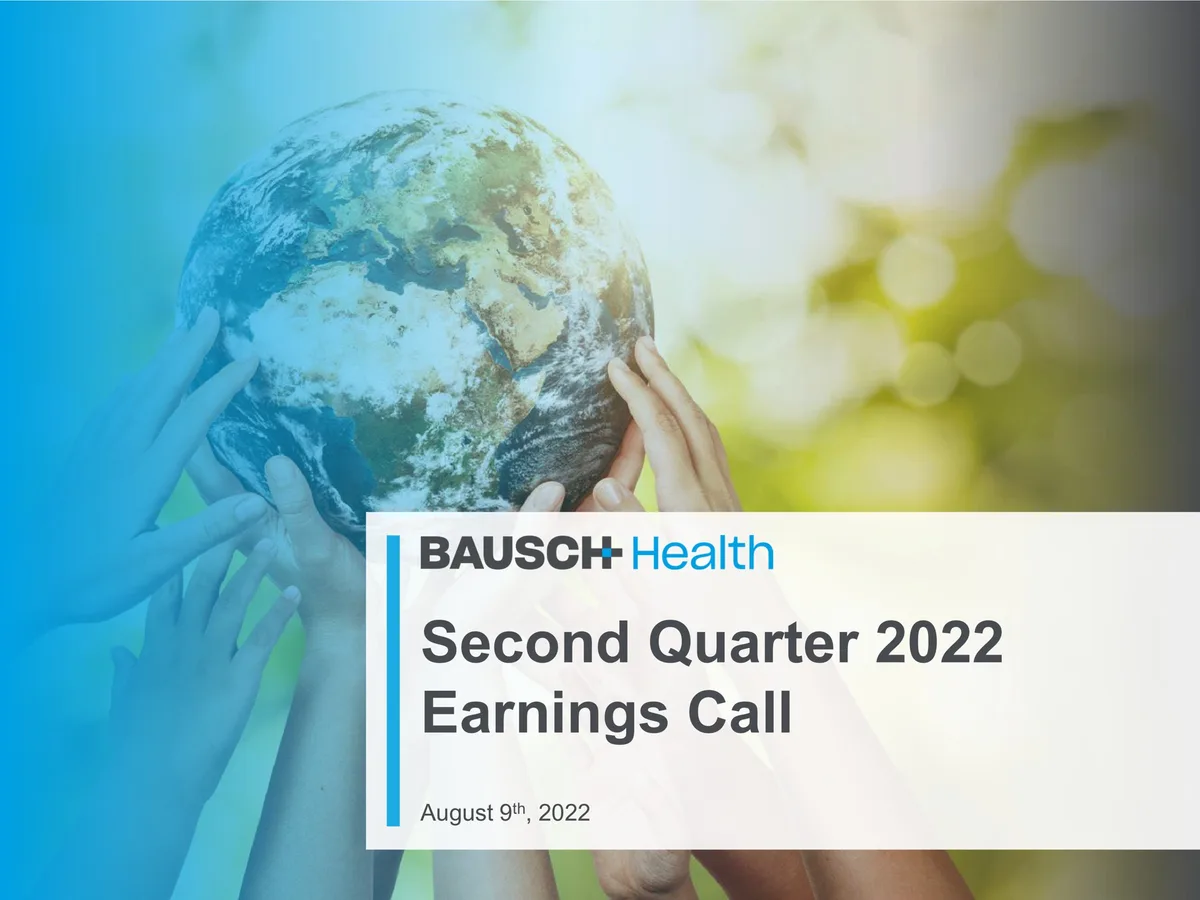 Bausch Health Companies | Results Presentation Deck | 50 slides · slide 1