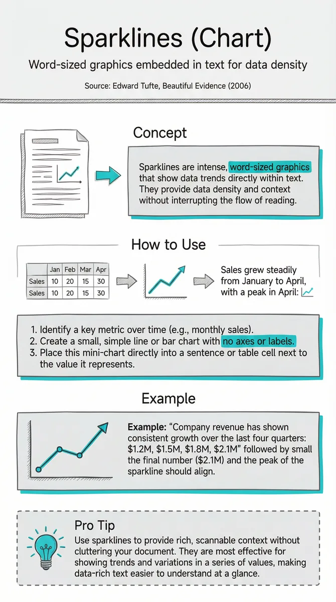 Sparklines (Chart) pattern illustration