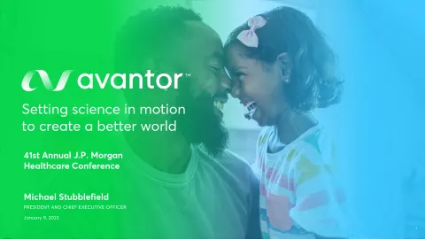 Avantor | Investor Conference Presentation Deck | 22 slides