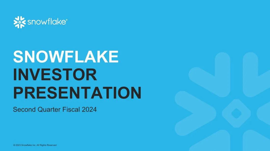2023 Q2FY24 Investor Presentation · slide 1