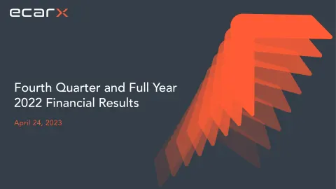 Ecarx | Results Presentation Deck | 25 slides
