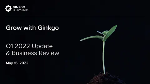 Ginkgo | Results Presentation Deck | 37 slides