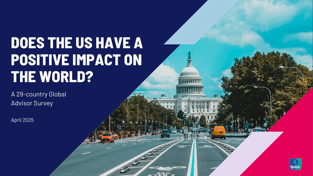 DOES THE US HAVE A POSITIVE IMPACT ON THE WORLD? · slide 1