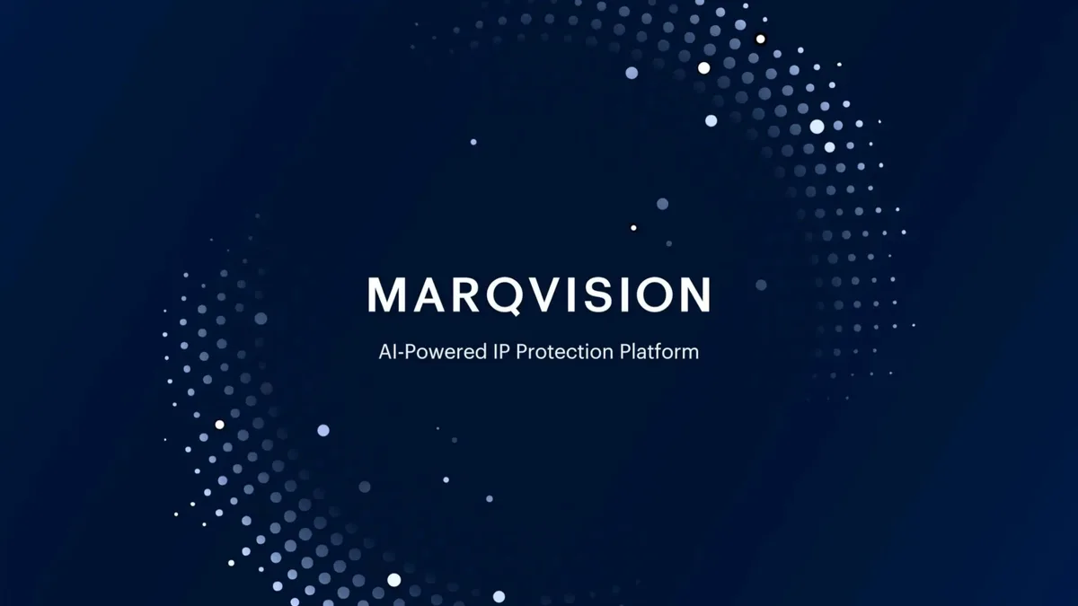 The pitch deck MarqVision used to raise a $5 million seed round · slide 1