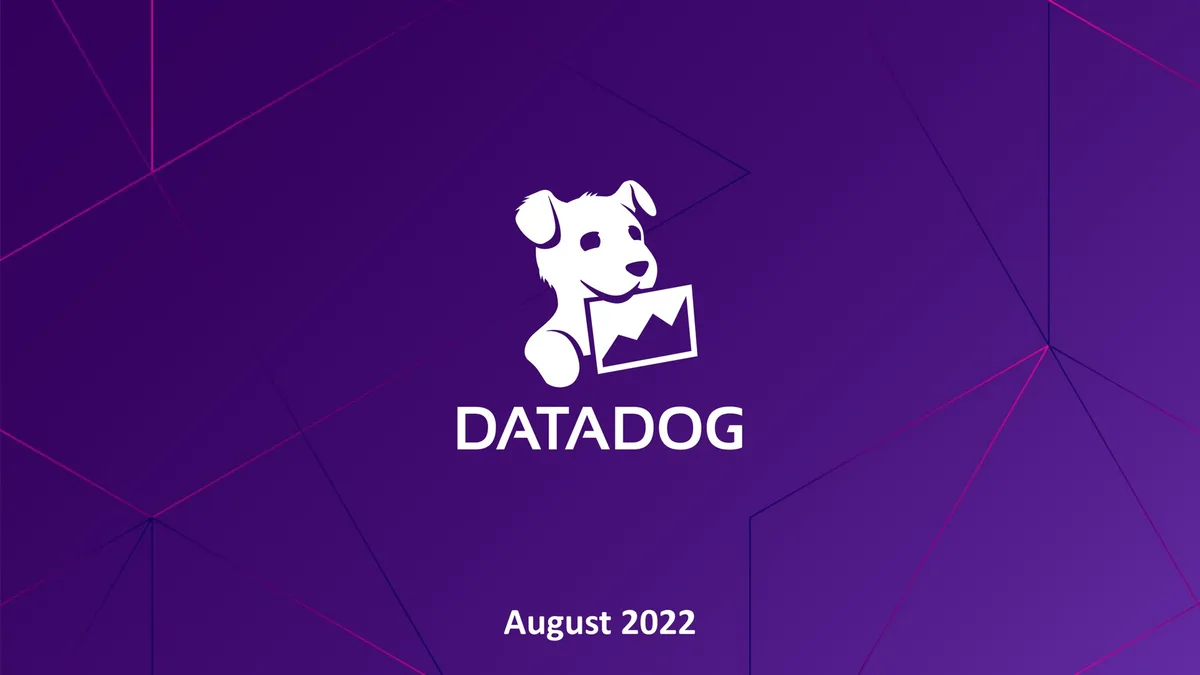 Datadog | Investor Presentation Deck | 26 slides · slide 1